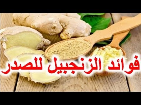 فوائد الزنجبيل للصدر