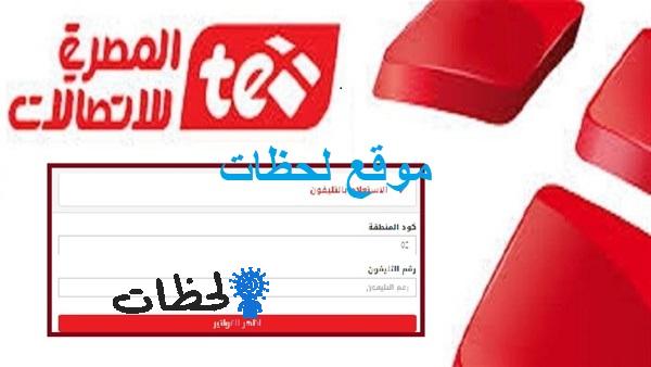 فاتورة التليفون الارضي