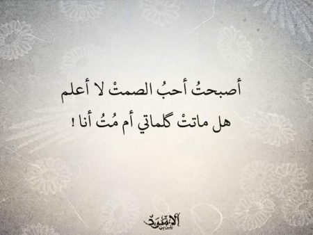 خواطر عن الصمت